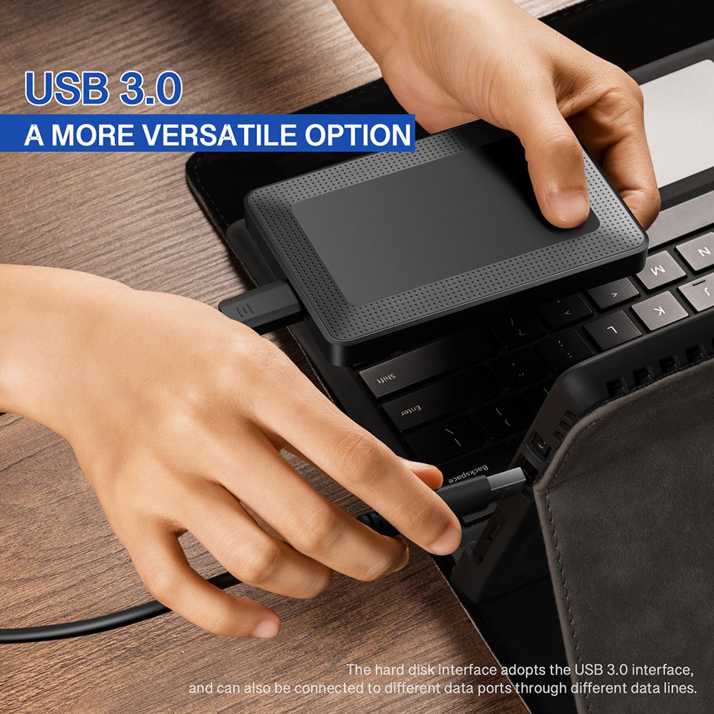 USB 3.0 SATA HDD External Hard Drive Portable Desktop Mobile Hard Disk 500GB 1TB