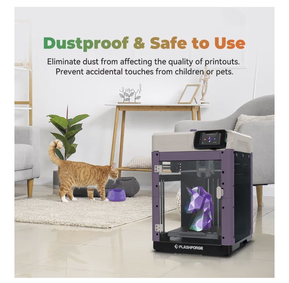 “NEW”—FLASHFORGE Adventurer 5M 3D Printer Includes: Camera and Enclosure Kit