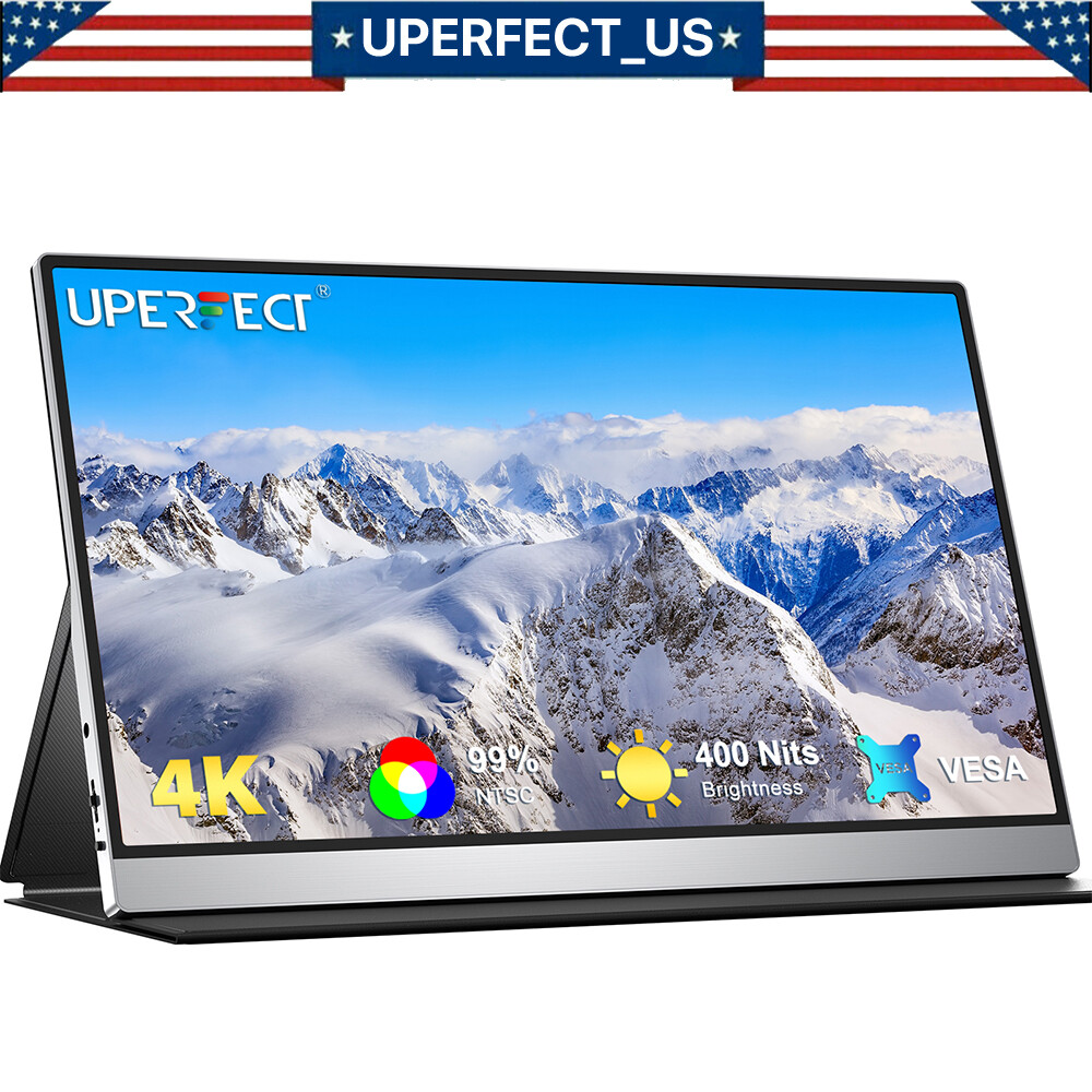 UPERFECT 400 cd/m² Portable Monitor 4K, 15.6” 3840×2160 UHD 100% Adobe RGB Used