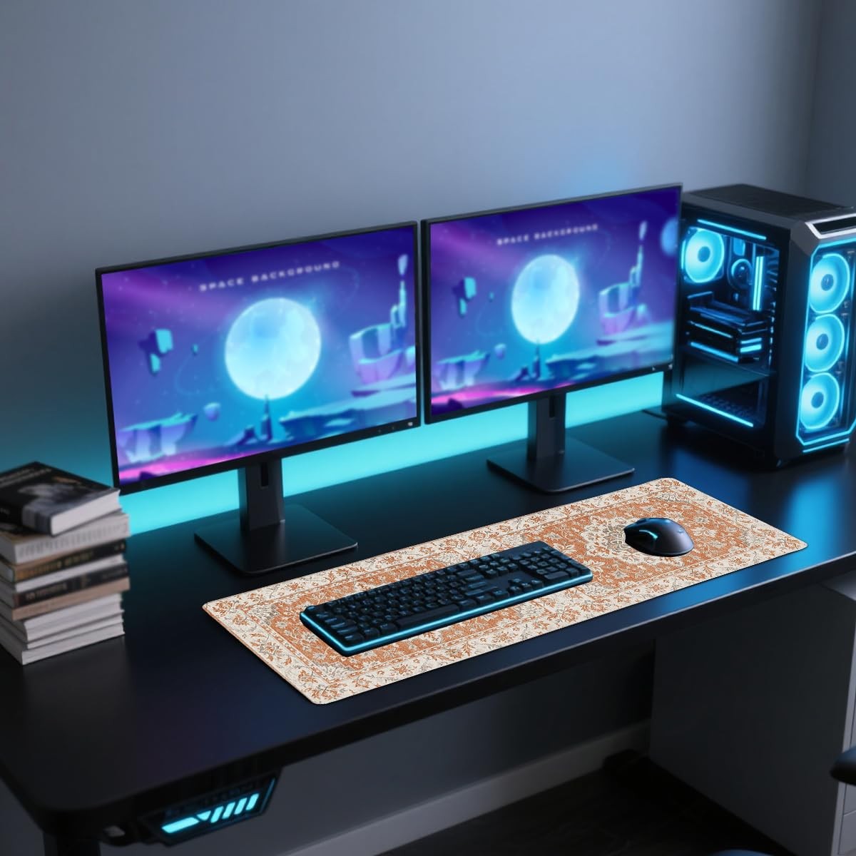Rustic Carpet Desk Mat Gaming Mouse Pad Classic One Size,
