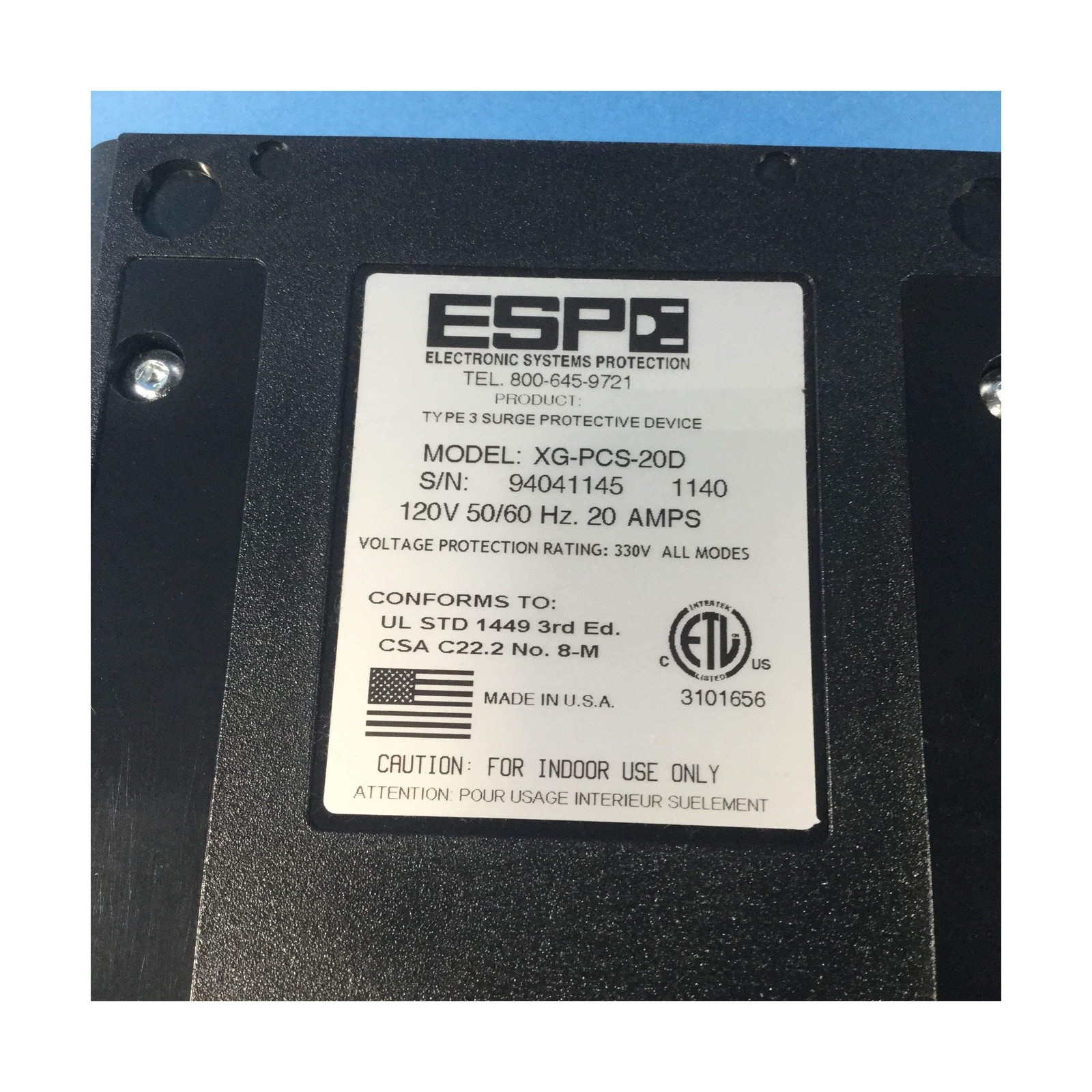 ESP Next Gen Surge Protector/Noise Filter/Power Monitor, (Model… FAST USA SHIP