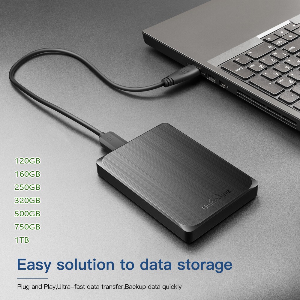 External Hard Drive 500GB 1TB High Speed Capacity USB 3.0 HDD for Laptop PC PS4