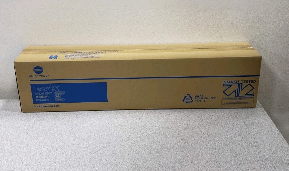 Konica Minolta DR316K AAV7-0RD Black Drum Unit Genuine