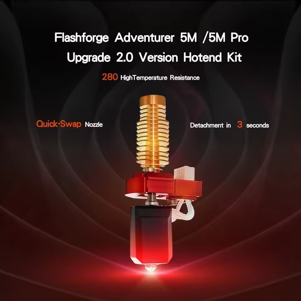 0.25/0.4/0.6/0.8mm Hotend Nozzle For Flashforge Adventurer 5M/5M Pro Printer SDE