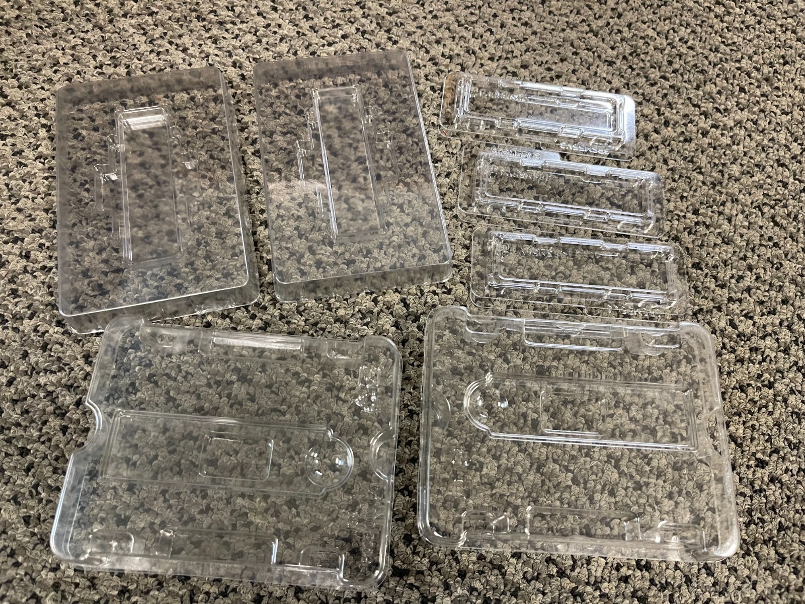 SSD M.2 2280 Plastic Storage Cases Clamshell – qty 5 – Mix lot