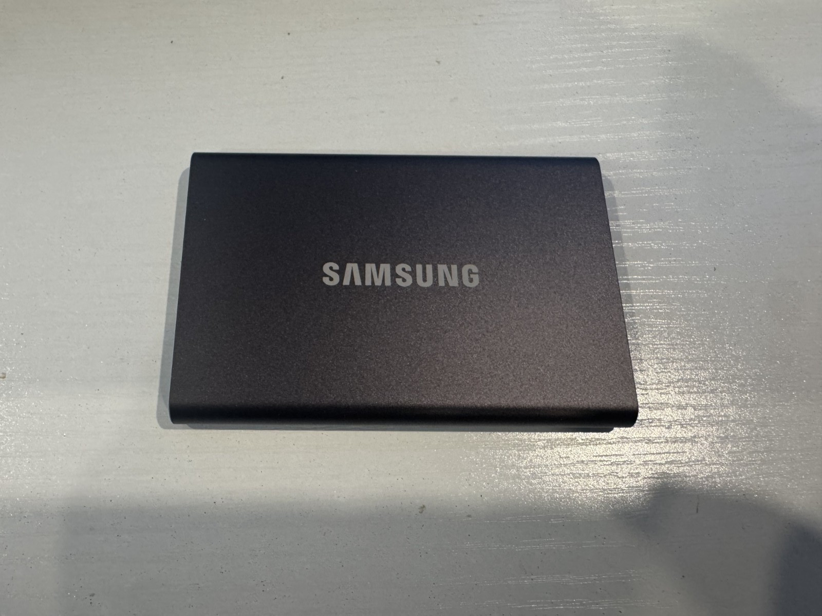 Samsung T7 2TB – Titan Grey -open box without a box. amazing health