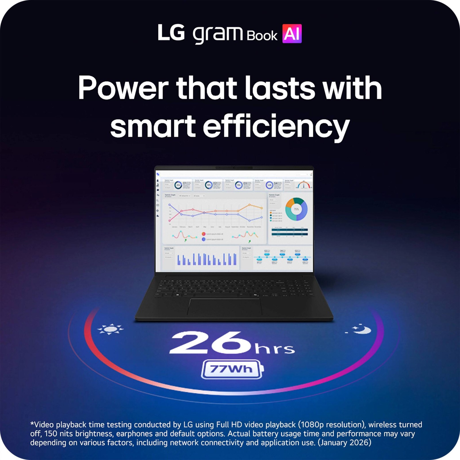 LG – gram Book 16″ Copilot+ PC Touchscreen Laptop with AMD Ryzen AI 7 445 -16…