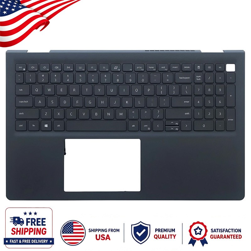 NEW For Dell Inspiron 15 3510 3511 3515 3520 Palmrest/ Backlit Keyboard 15.6 US