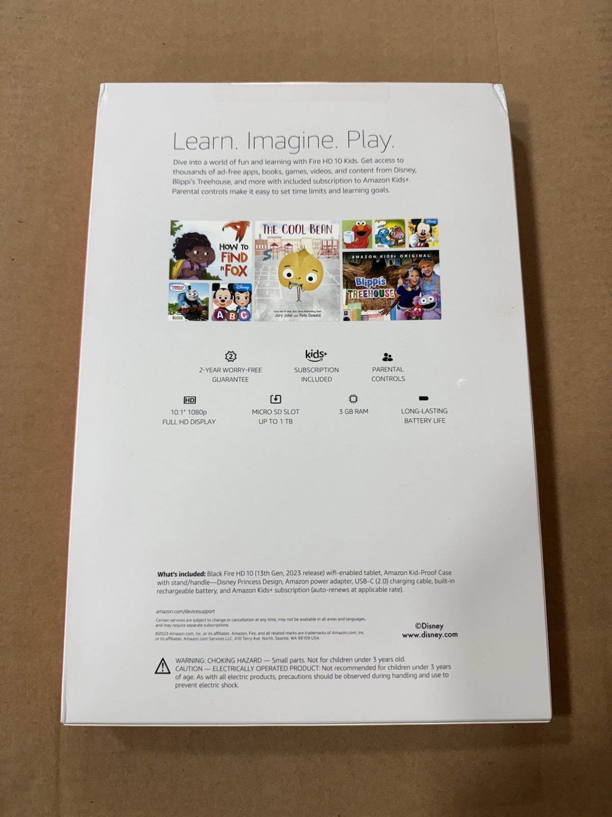 Amazon Fire HD 10 Kids 10″ Tablet 13th Newest Gen 32GB Purple Disney SEALED