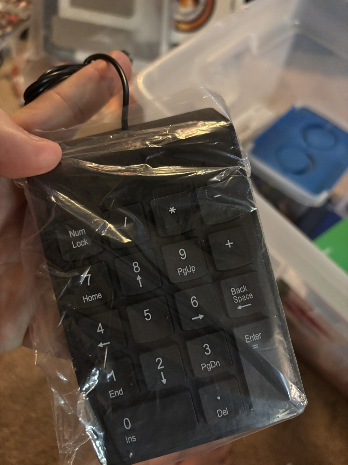 Mini Numeric Keypad For Windows, Android, Mac (Black) 2.4GHz