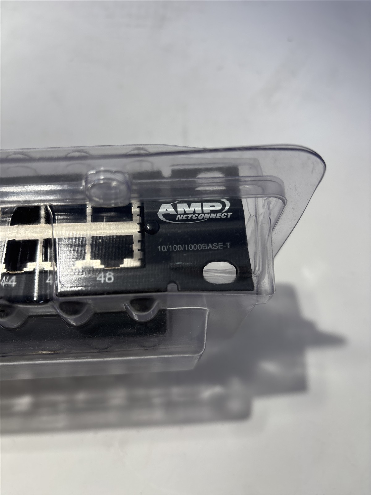 Tyco Electronics AMP Netconnect 48-Port Straight Patch Panel Assembly 1435971-1