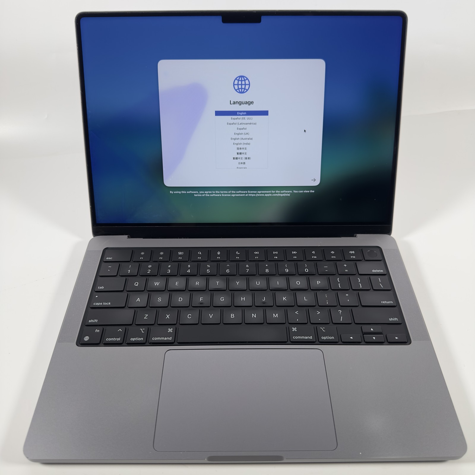 Apple 2021 14″ MacBook Pro M1 Pro 16-Core GPU 512GB 32GB MKGP3LL/A-BTO | D Grade