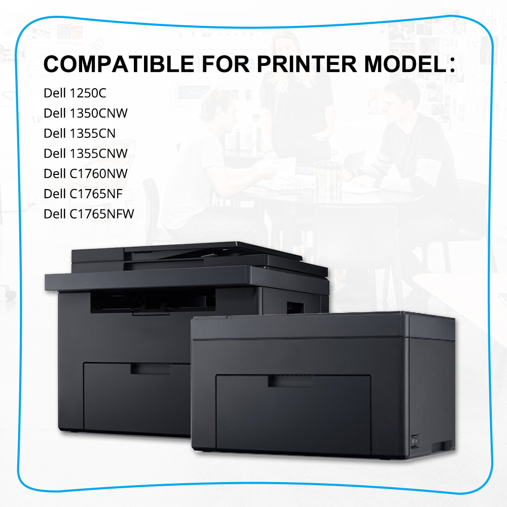 10PK Black 330-9523 Toner Cartridge Compatible With Dell 1130 1130n 1133 1135n