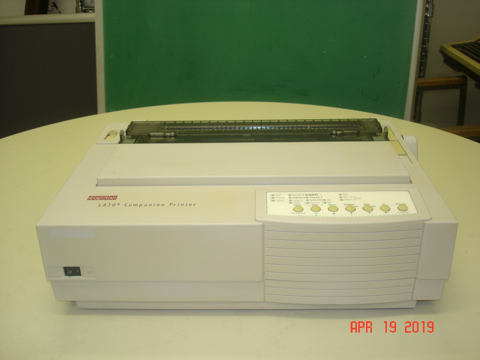 LA30N-A2 DEC COMPANION DOT MATRIX PRINTER W/ TEST PRINT LA30N-CA