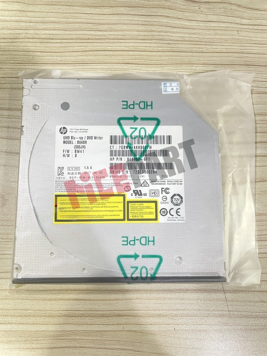 HP Ultra 4K UHD Blu-ray/DVD Writer BU40N Blu-ray Burner BD-RE BDXL Writer Drive