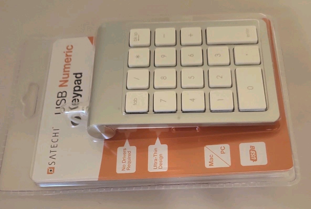 Satechi ST-U2NK USB Numeric Keypad Windows Or Mac
