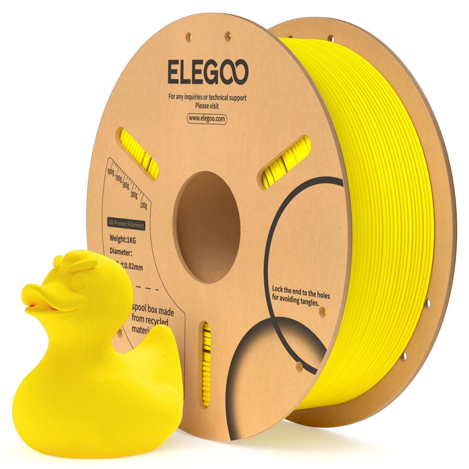 ELEGOO PLA 3D Printer Material 1.75mm 1KG/2.2LB Filament For FDM 3D Printer