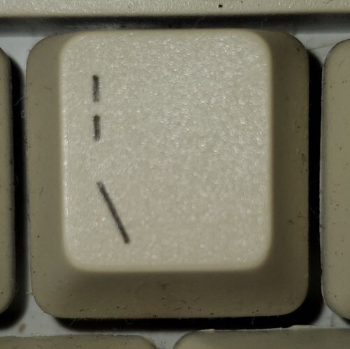 Back Slash Key Only For Micro Innovations Keyboard Replacement Part 1pc