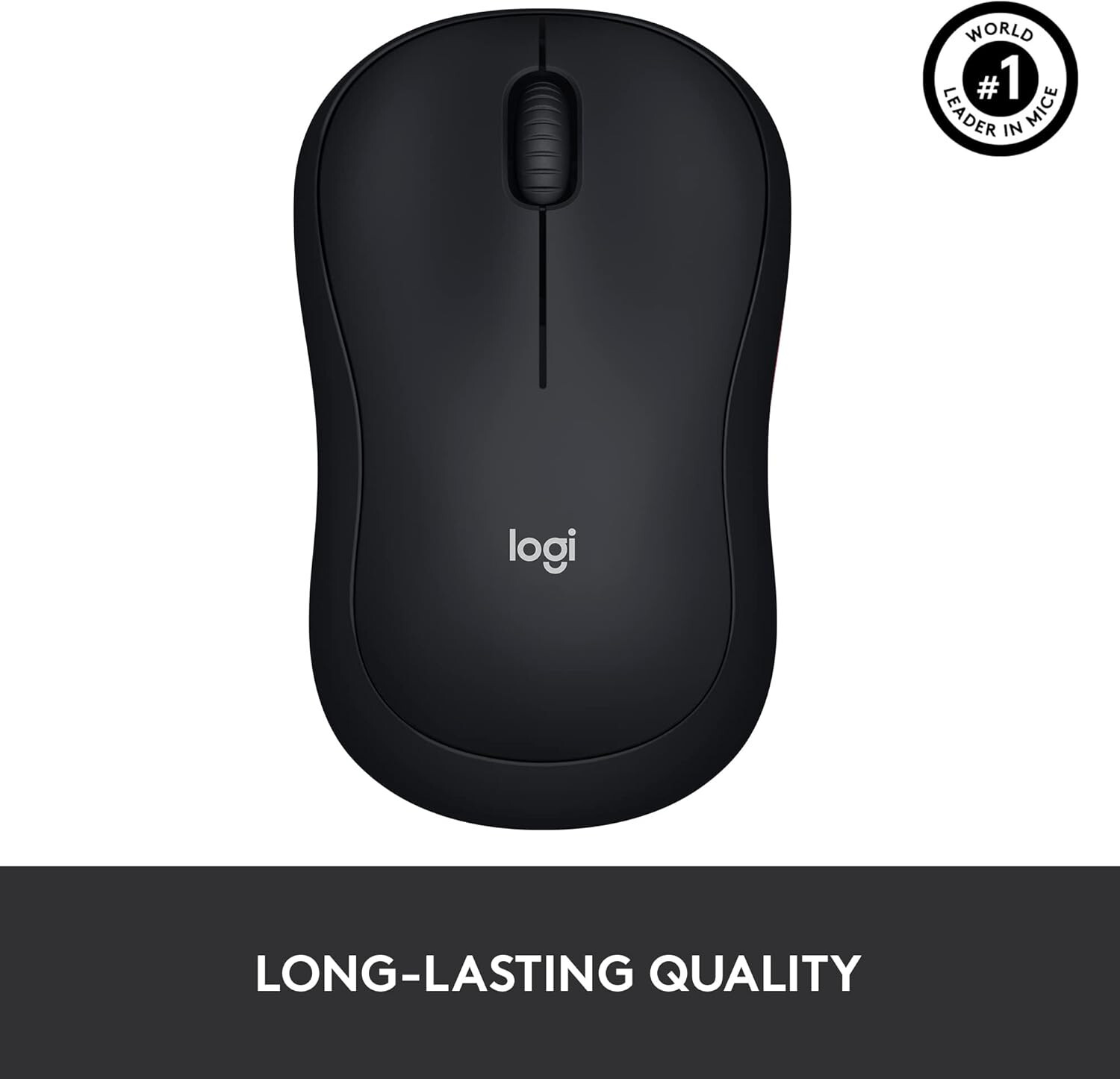 Logitech M185 Wireless Mouse Black 910-003888 USB Nano Receiver 2.4GHz New USA
