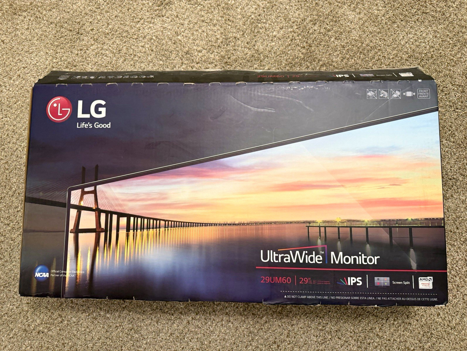 LG 29UM60 UltraWide 29″ IPS Monitor 2560×1080 75Hz