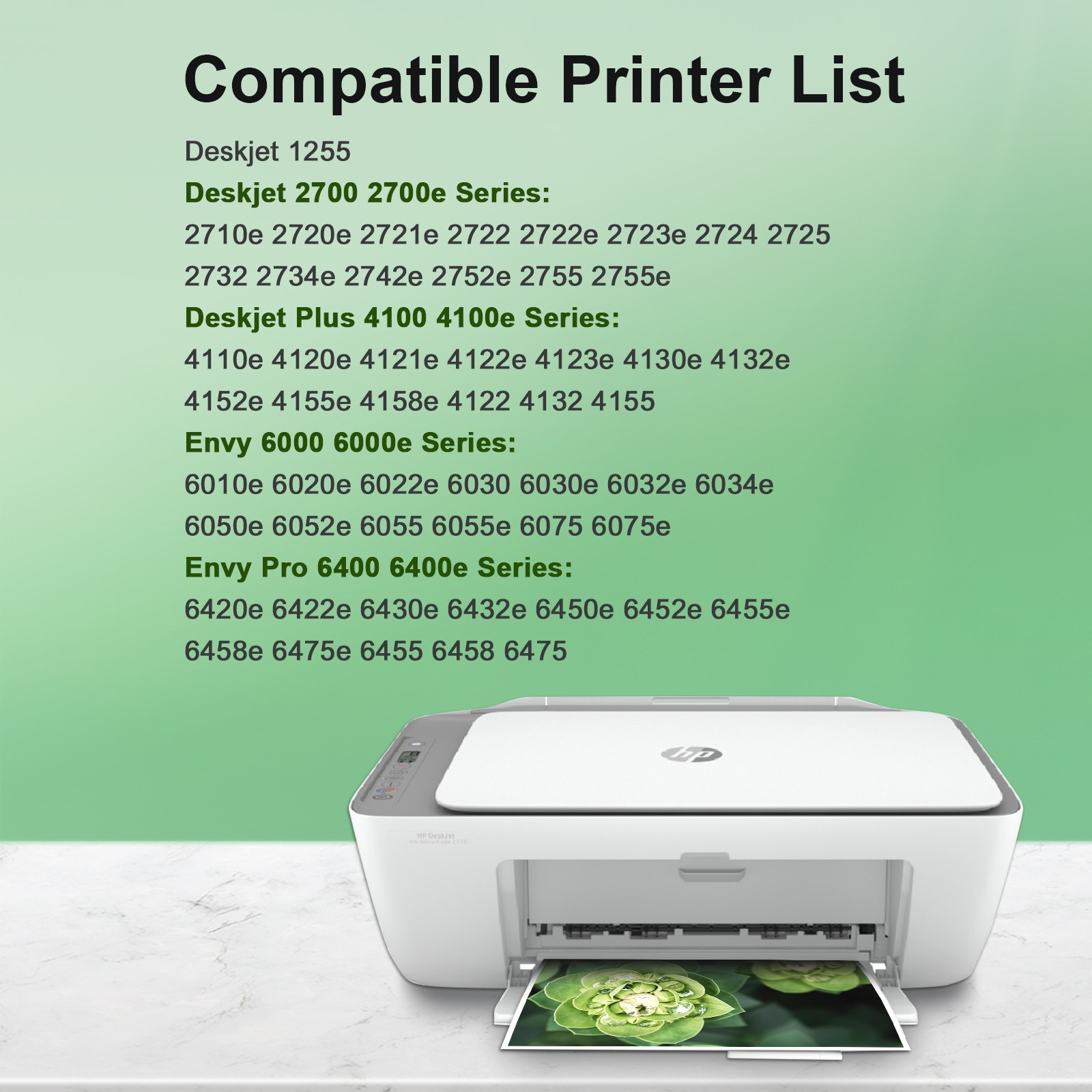 2 Black & 1 Color 67XL Ink Compatible with HP DeskJet Plus 4152 4155 4121e 4122
