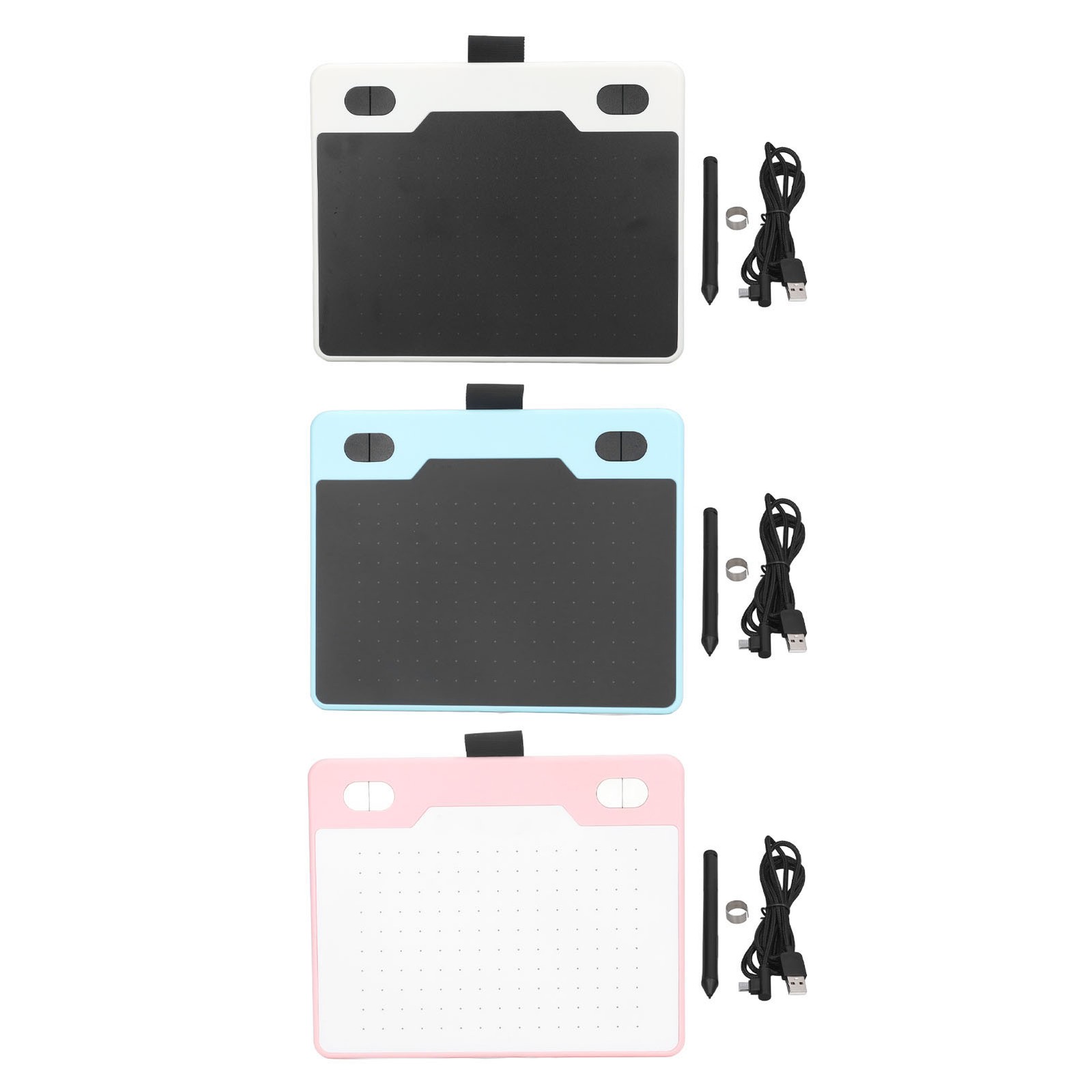 Graphics Drawing Tablet 155x100mm 233 PPS 5080 LPI 8192 Levels Stylus 4