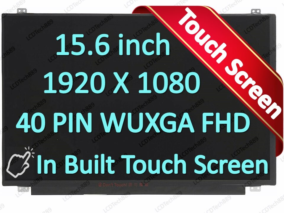 0HXMYH HXMYH LED LCD Touch Screen Only 15.6″ WUXGA Full HD Display