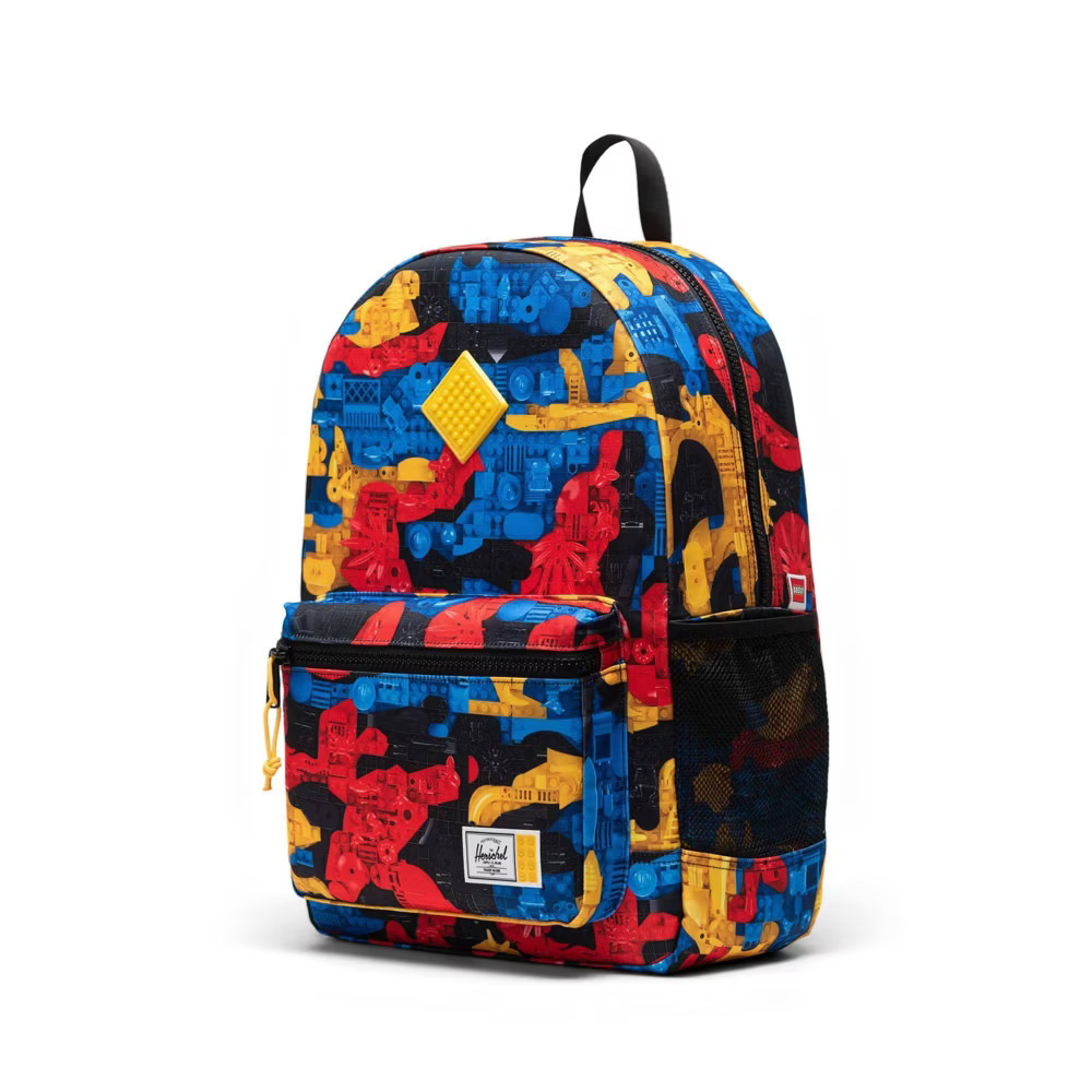 Herschel LEGO Heritage Youth Backpack w/ Laptop Sleeve – Scavenger Hunt Bricks
