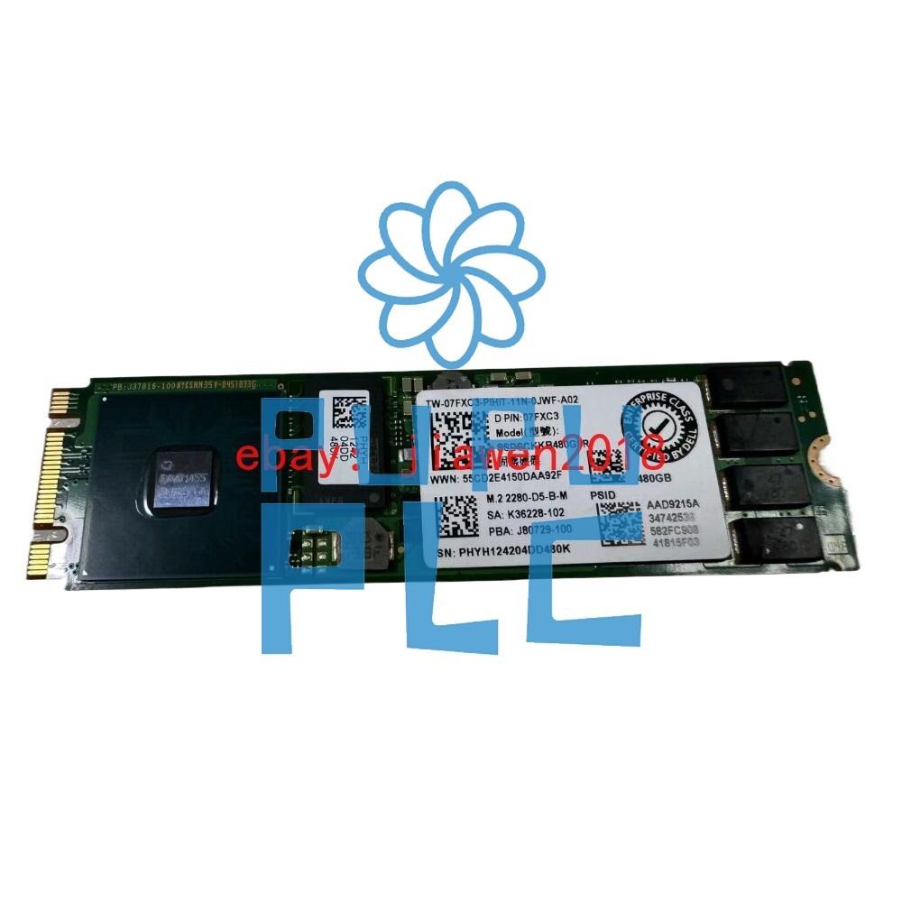 New Dell 7FXC3 480GB M.2 2280 SATA SSD Intel SSDSCKKB480G8R 07FXC3 BOSS Card