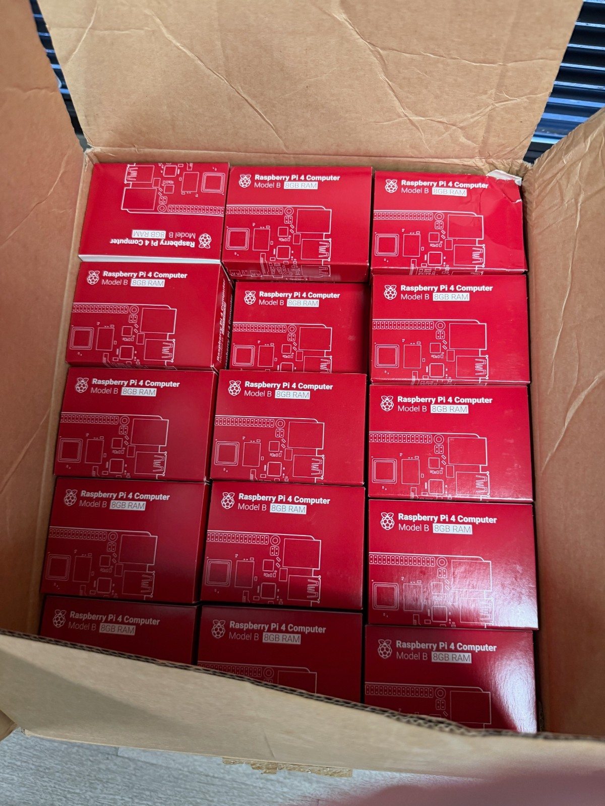 Raspberry Pi 4B (ARM Cortex A72, 1.5GHz 8GB RAM) Single Board Computer