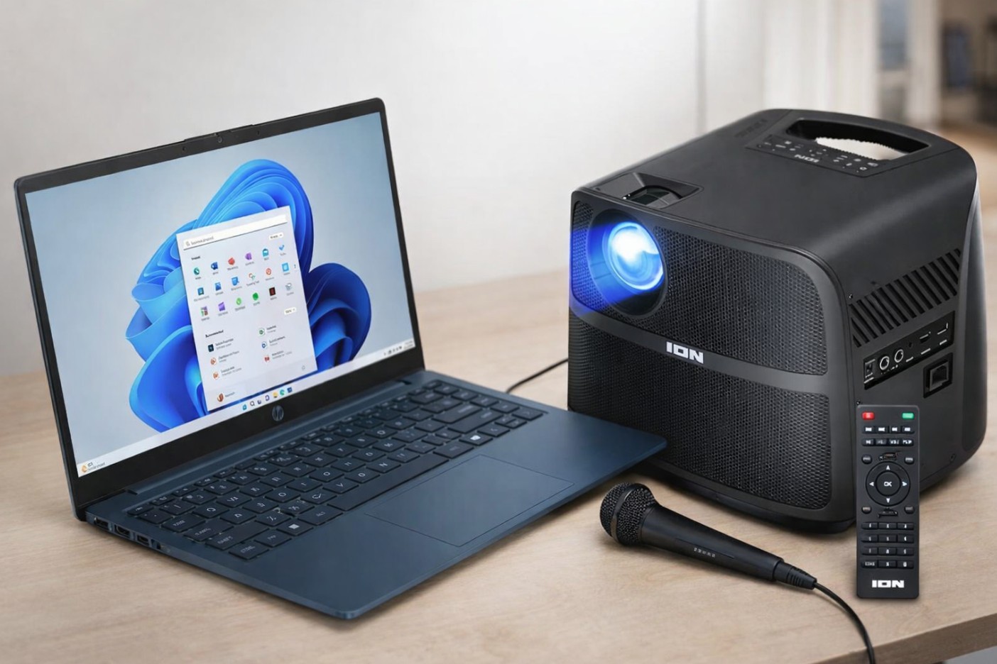 HP Stream 14″ Laptop N150 4GB 128GB W11 “NEW” Projector (Refurbished)