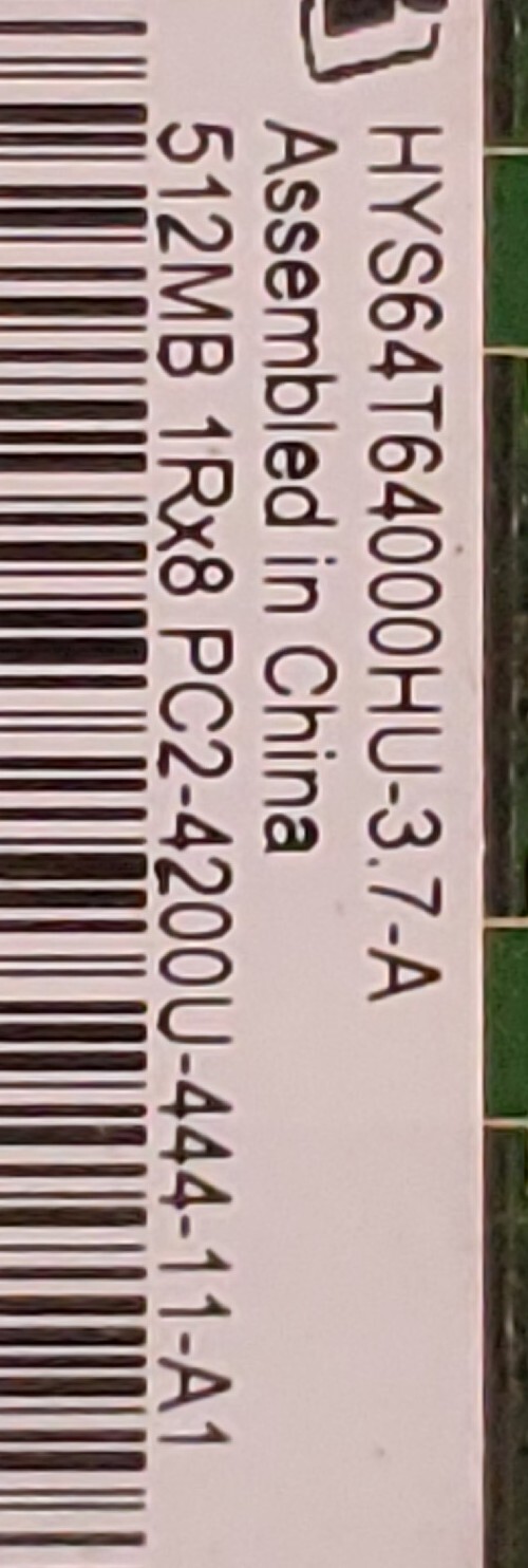 6 x Assorted PC2 Memory Modules 5.5GB Total