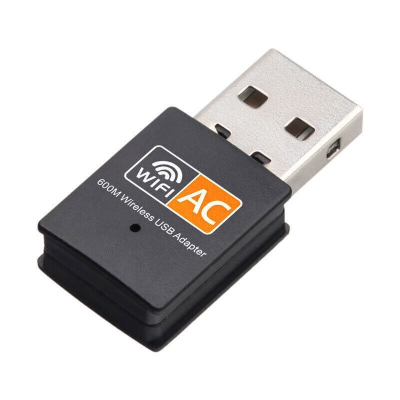 Dual Band 600Mbps USB WiFi Wireless Adapter Network Card 2.4/5GHz 802.11 AC