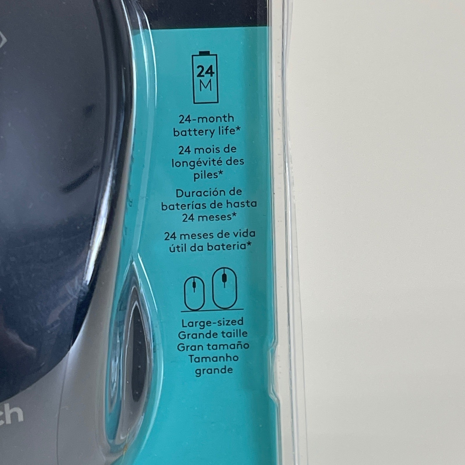 Logitech M510 Wireless Mouse Control Plus Graphite Gray 910-001822 NEW