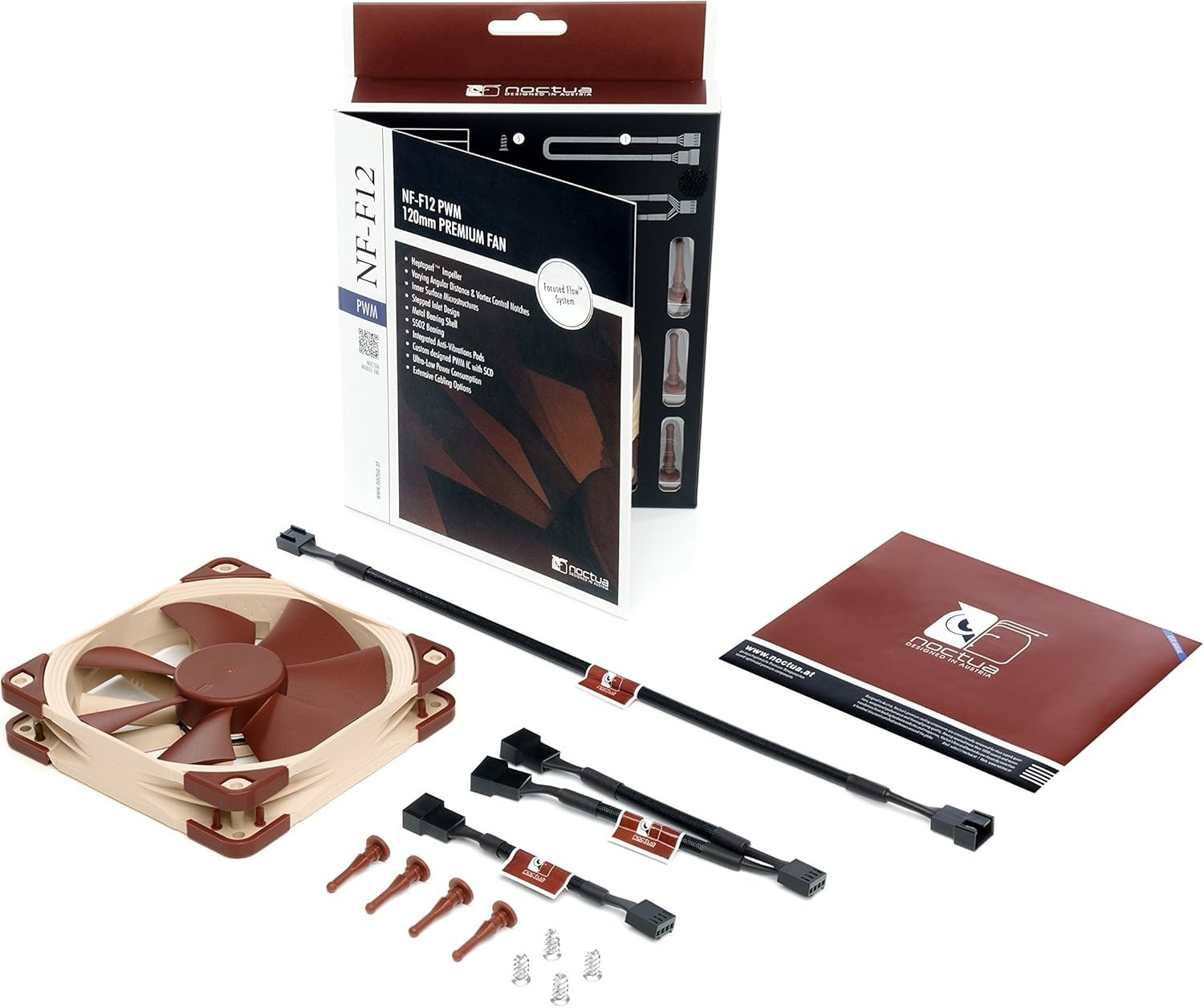 High Performance 120mm Quiet Fan – 4-Pin, 1500 RPM Cooling Solution for Desktops