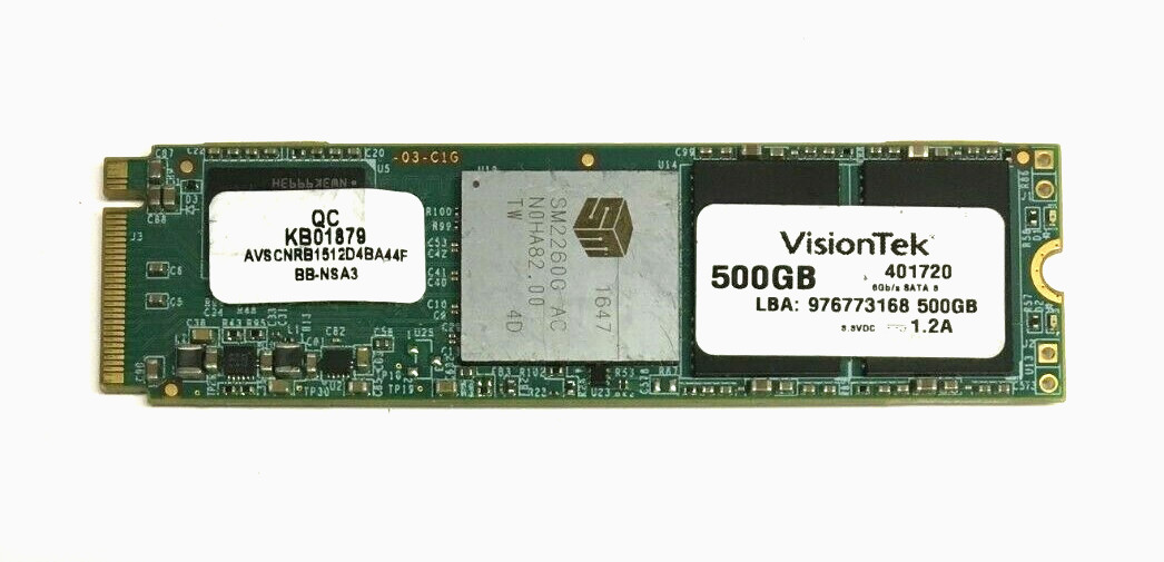 500GB M.2 PCIE NVME 2280 SSD Solid State Drive Major Brand Samsung, WD, Crucial