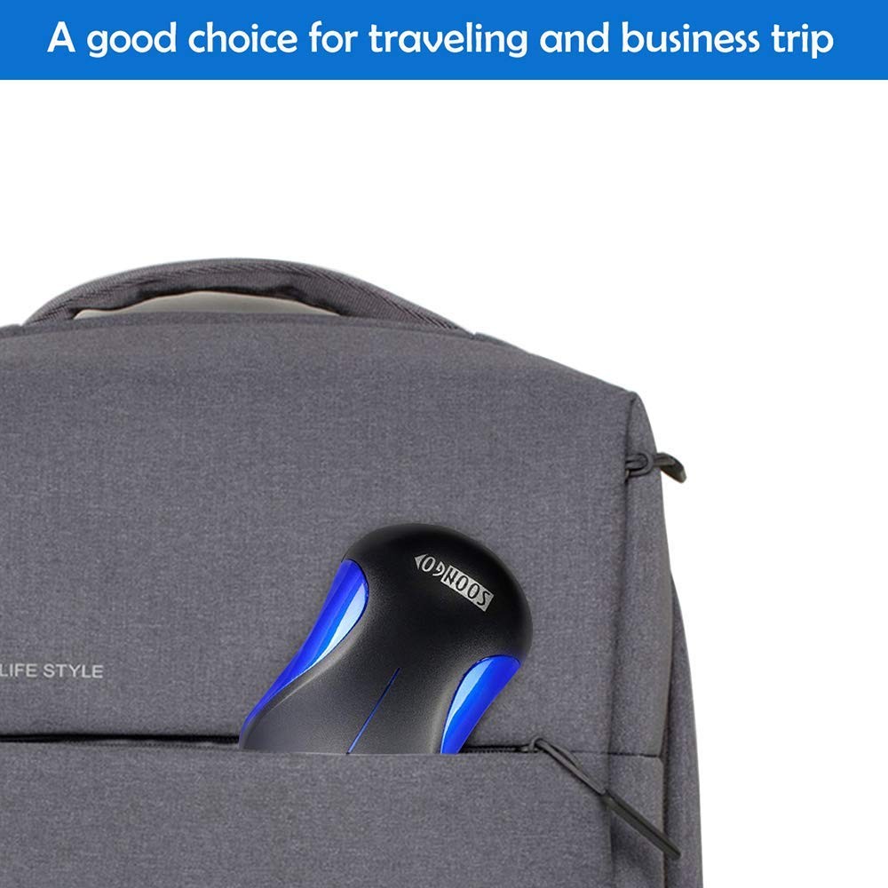 Laptop Mouse 2 Pack USB Optical Wired for Office 2 count, Bluedouble