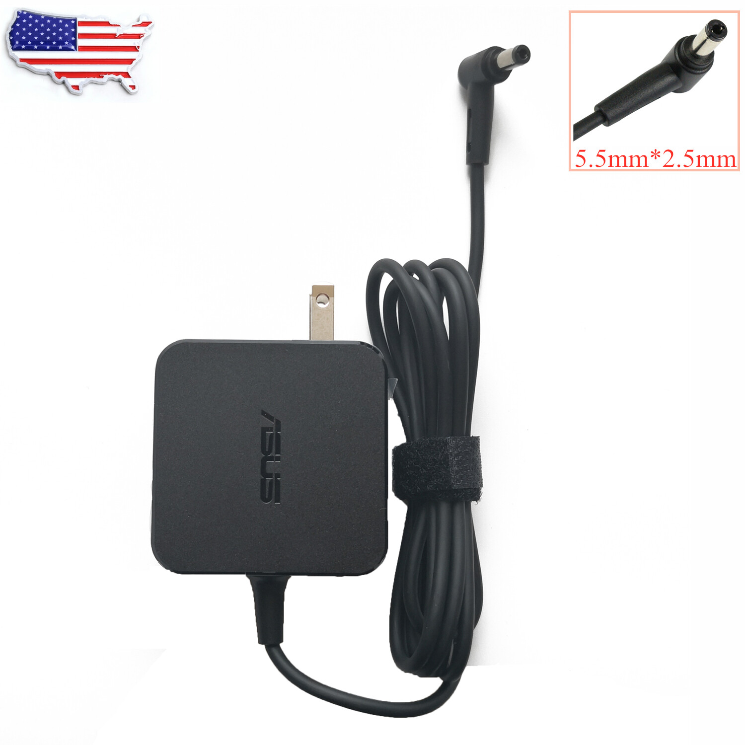 5.5×2.5mm ADP-45BW Charger Adapter 19V 2.37A 45W For Asus X551CA X551M X551MA US