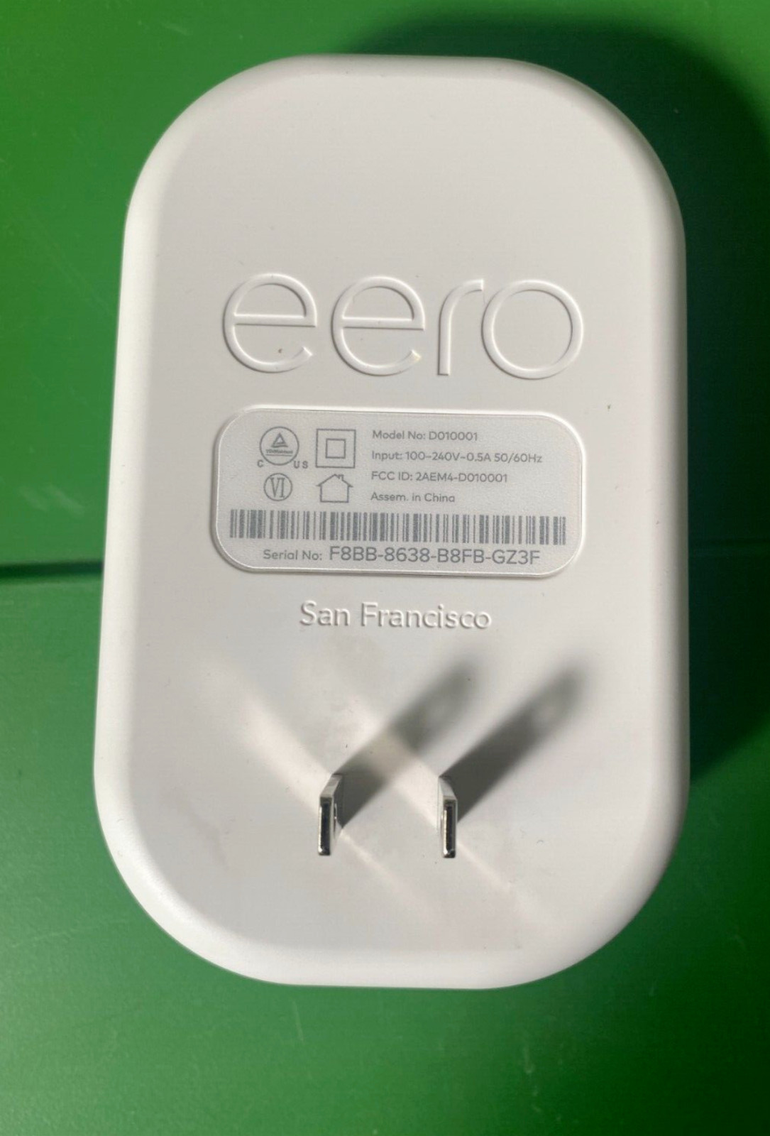 2-Pack Eero Beacon Mesh WiFi Range Extender D010001 *TESTED* HJX24