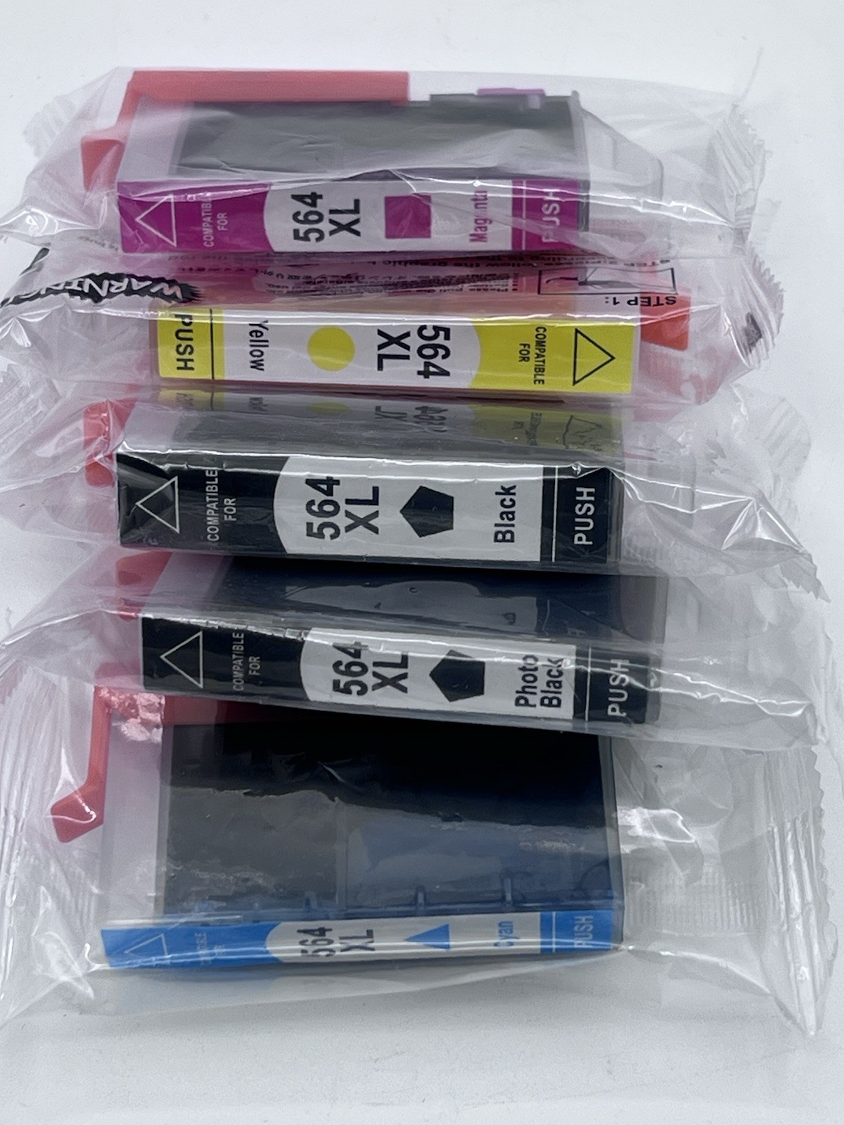 5pk 564 W/Chip For HP 564XL 564 XL Ink Cartridge Printer Black/Color Combo Set