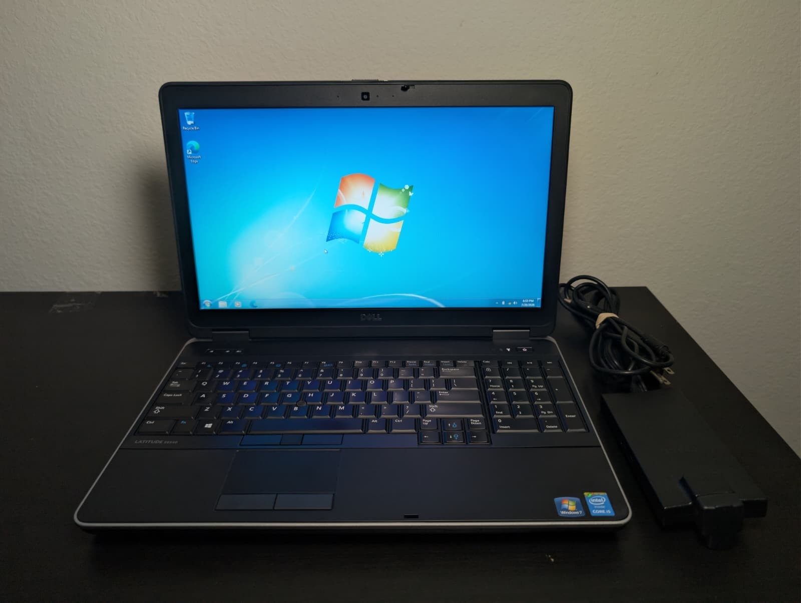 15″ Dell Latitude E6540 | i5 4th Gen 8GB RAM 256GB SSD | HD Windows 7 Pro | DVD