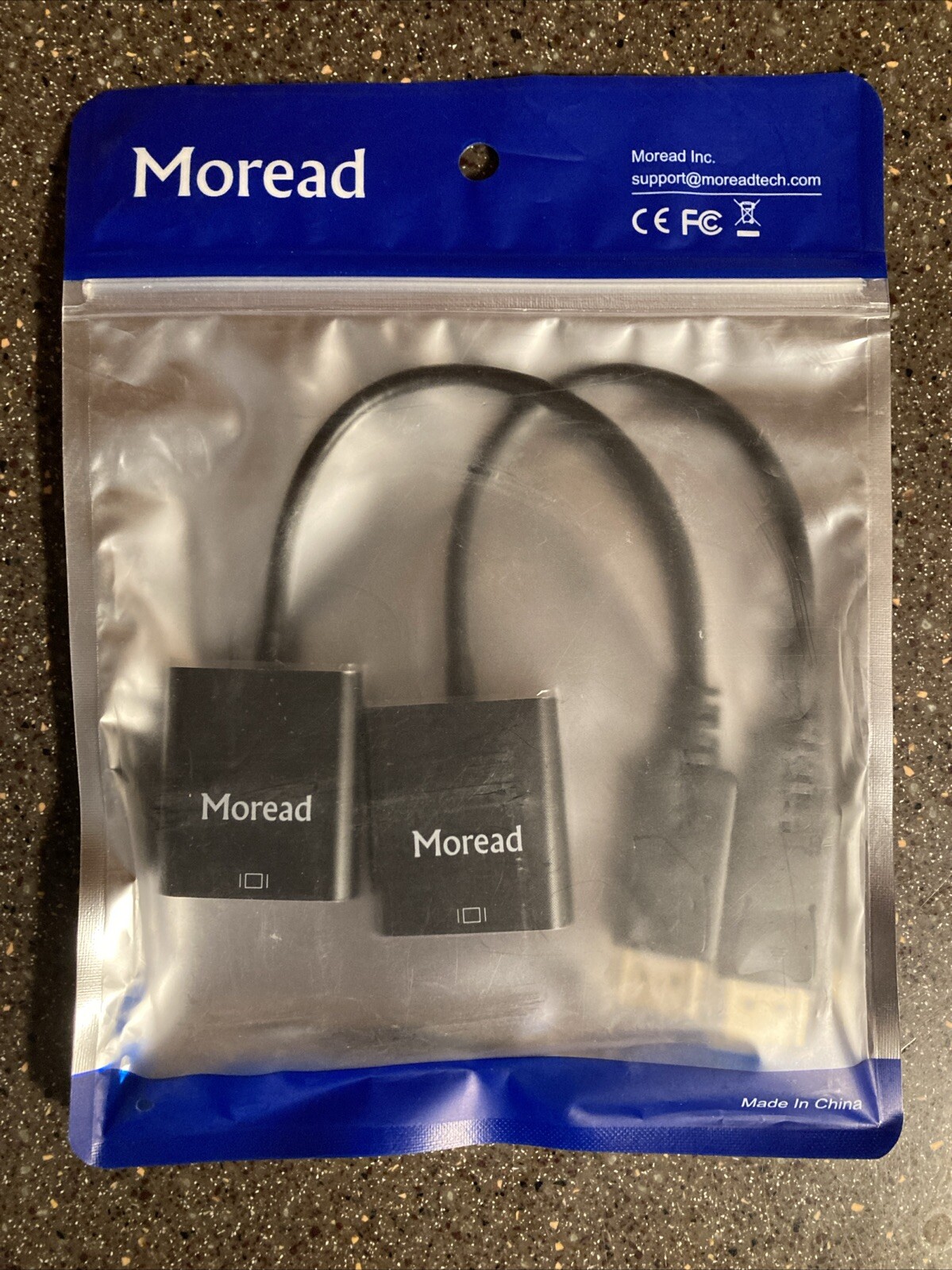 Moread Gold Plated HDMI To VGA Adapter 2-pack