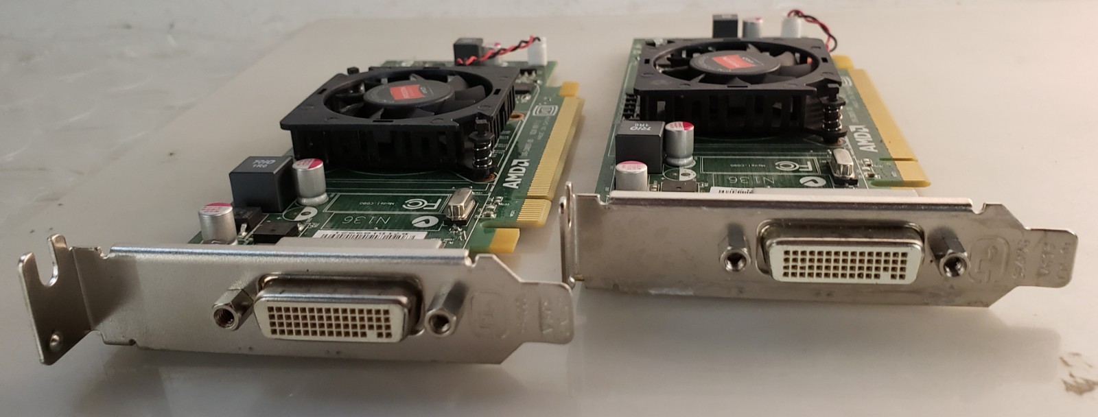 Pair of Dell AMD Radeon HD 6350 01CX3M 512MB DDR3 Graphics Card