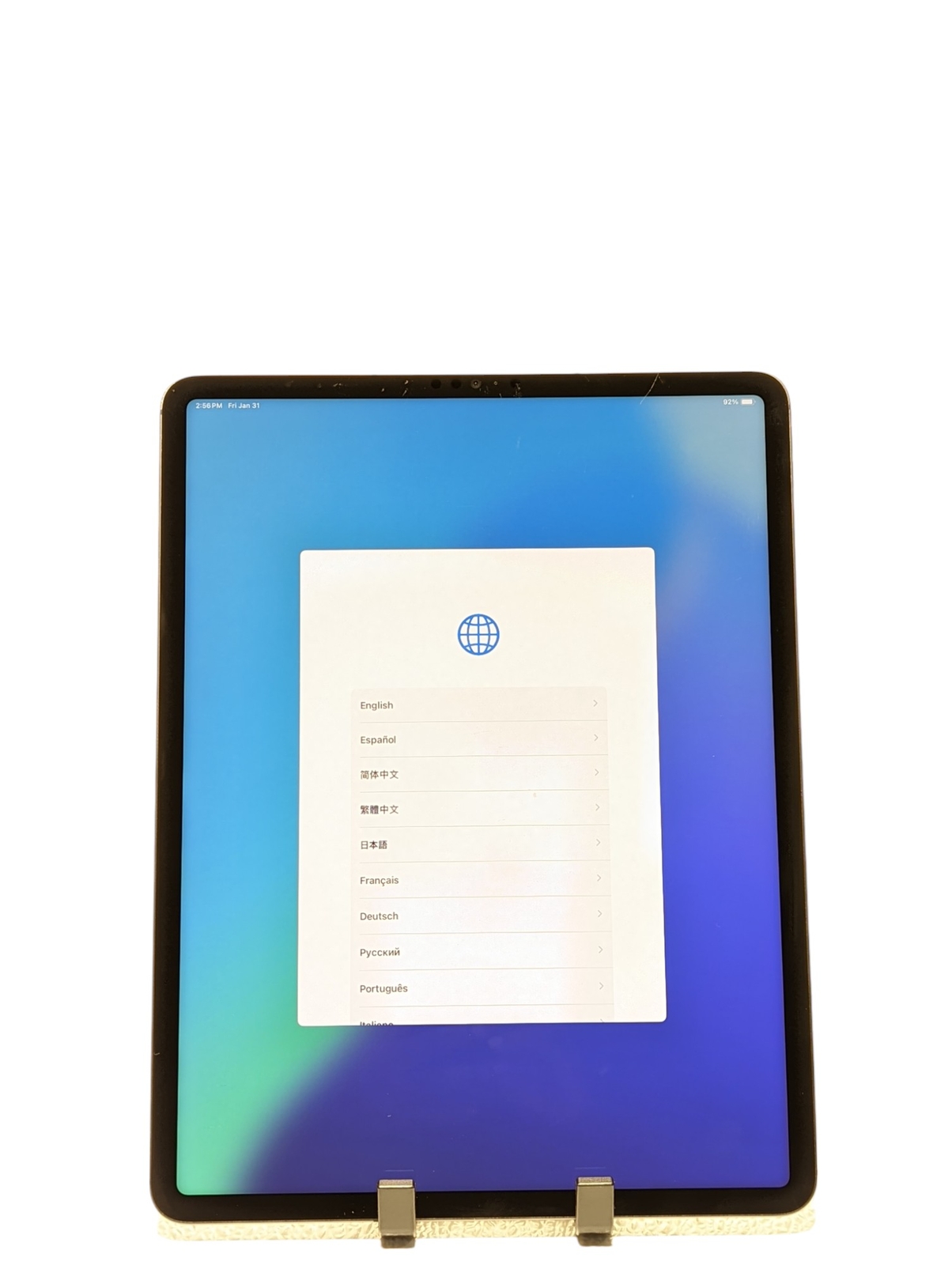 Apple iPad Pro 5th Gen 256GB Wi-Fi + Cellular 12.9” Gray – Unlocked -Grade D