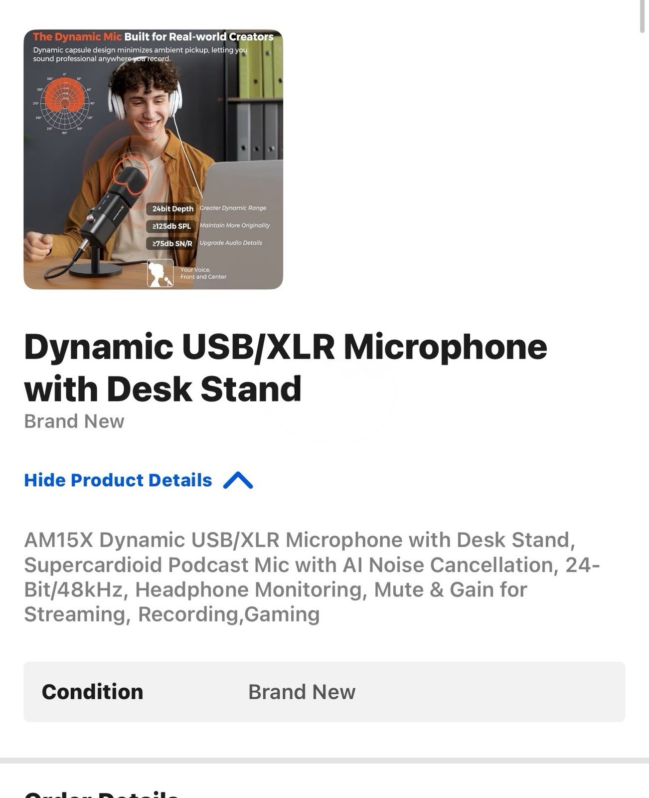 streaming microphone