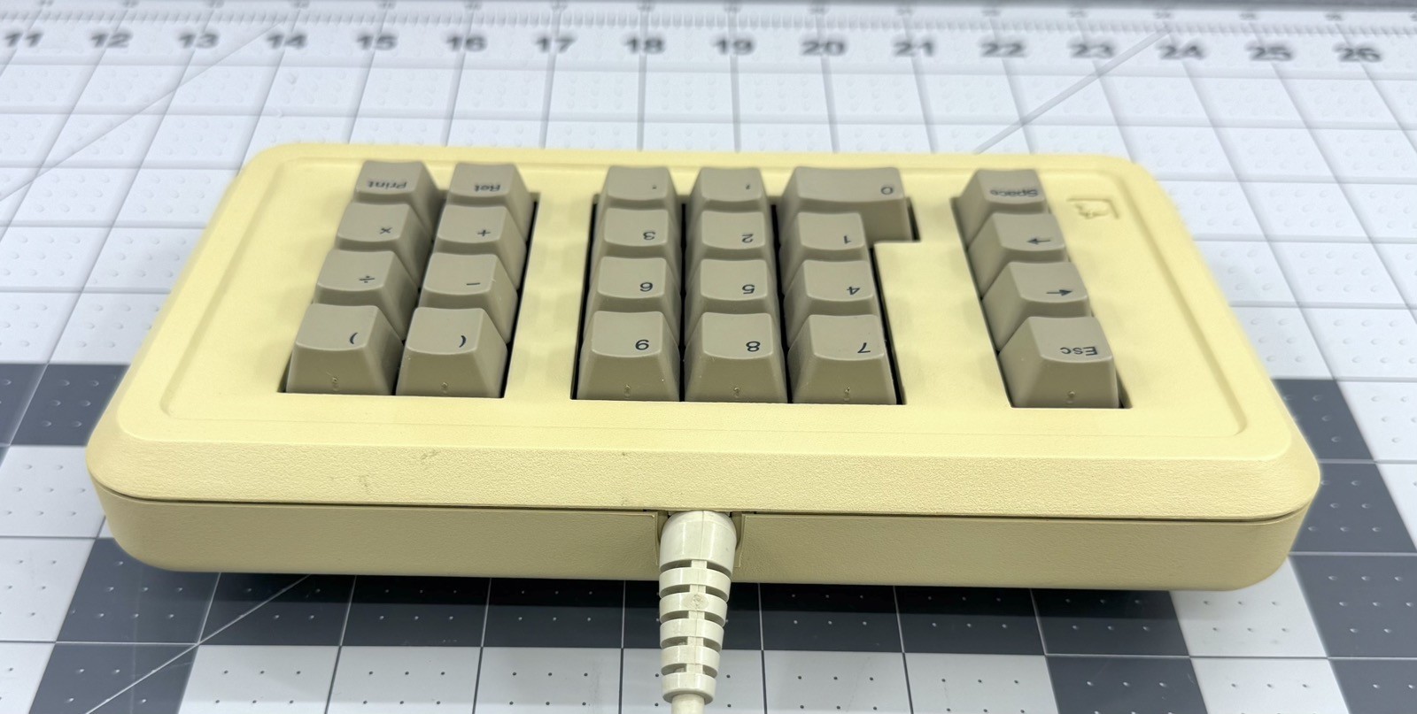 Apple Numeric Keypad IIe with Motherboard Cable A2M2003 – Tested & Working
