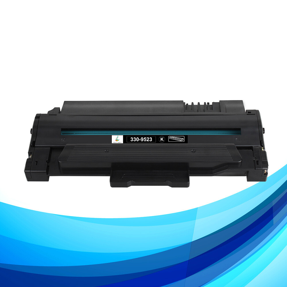 2 Pack Black 330-9523 Toner Cartridge Compatible With Dell 1130 1130N 1133 1135N