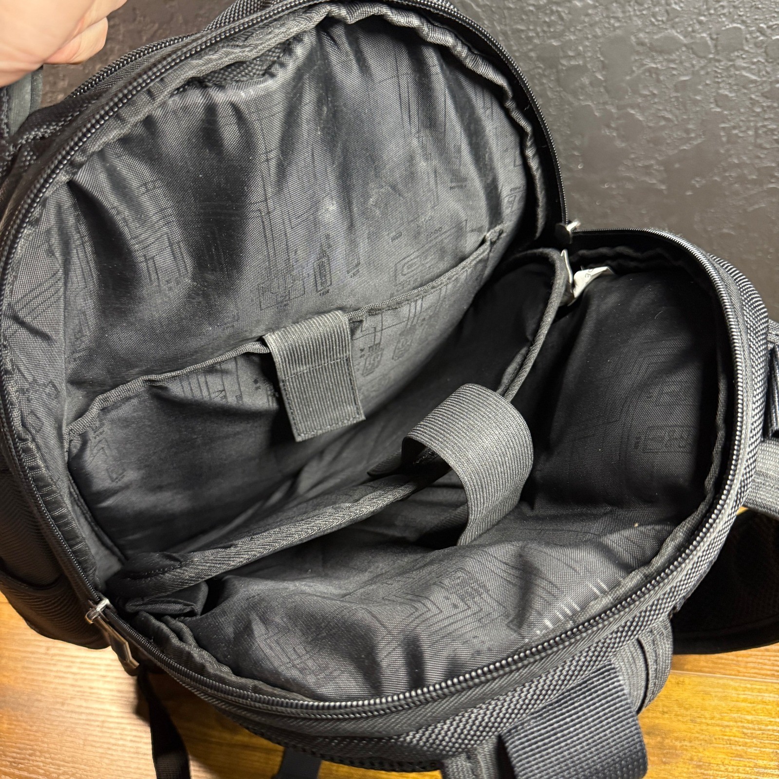 OGIO BrightView Black Ballistic Nylon Laptop Backpack Unisex One Size