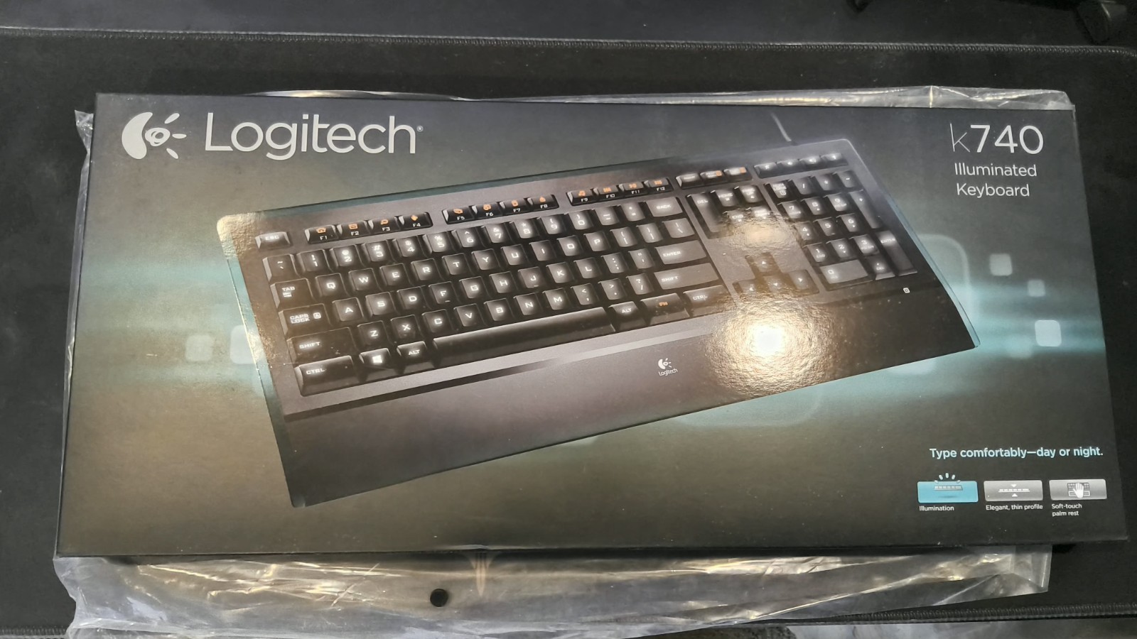 Logitech k740 Illuminated Keyboard USB Wired Brand New in Box