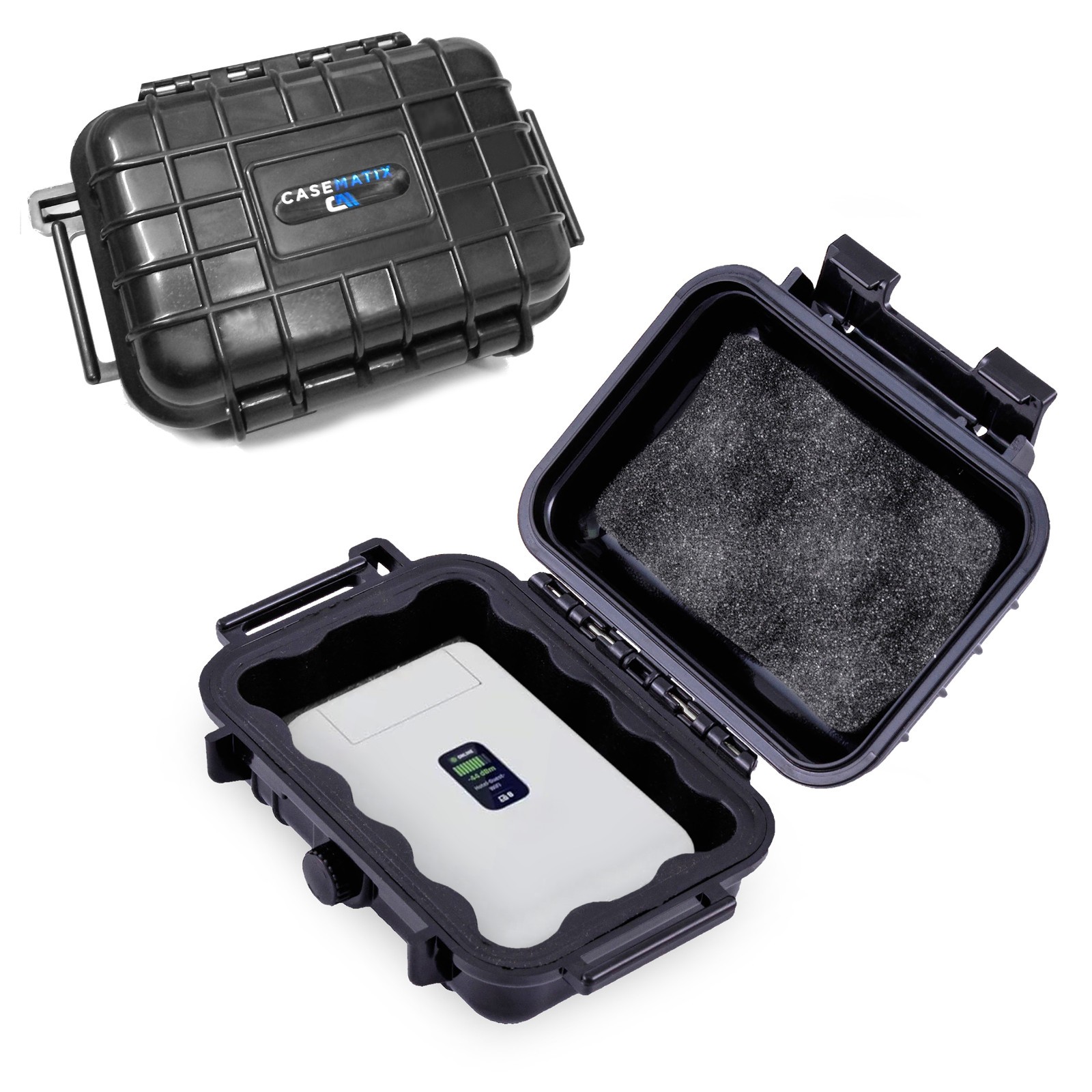 CASEMATIX Case for Ubiquiti UniFi UTR Travel Router Waterproof Hard Carry Case